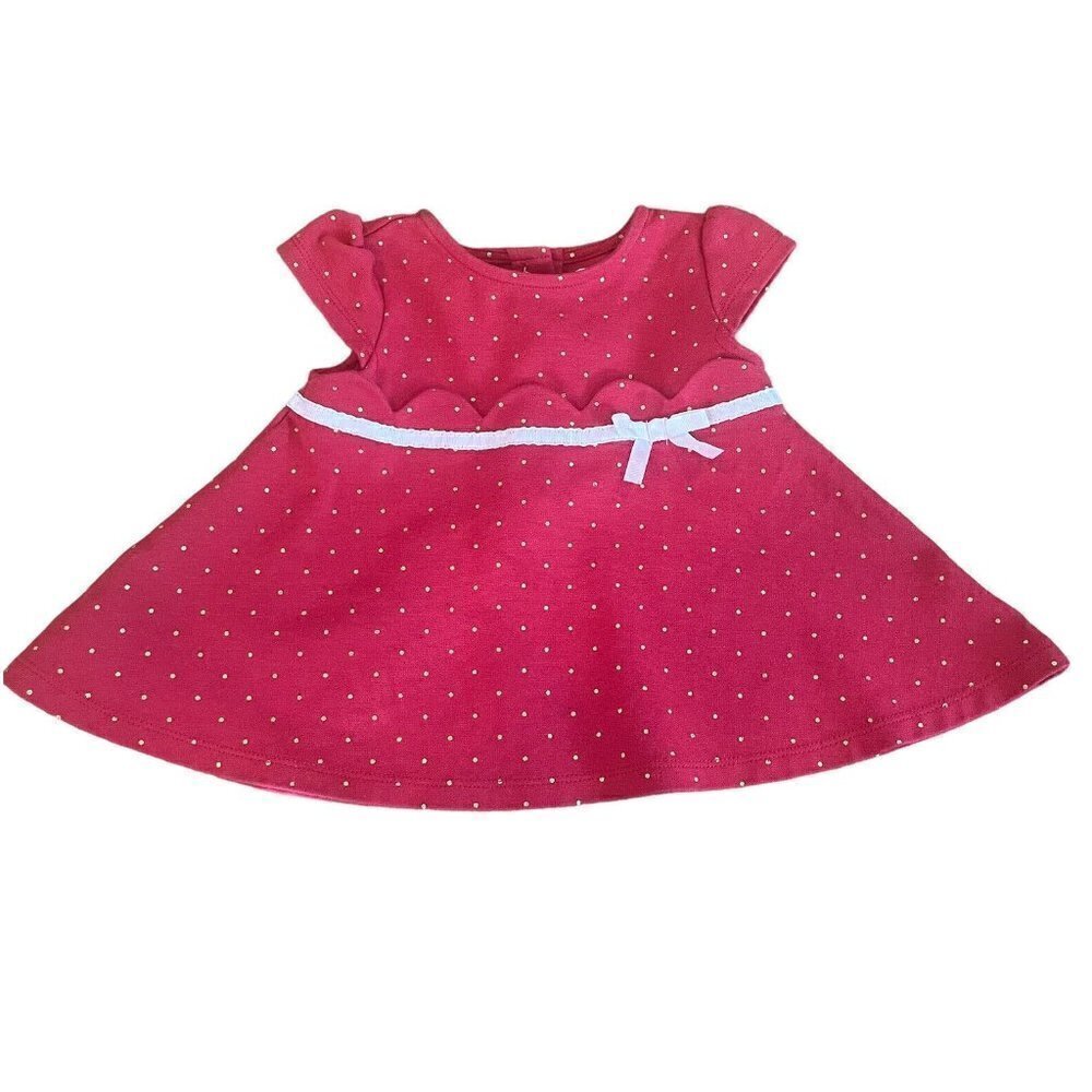 Catherine Malandrino Mini baby girl dress 12 months Red Polka Dots Red Valentine
